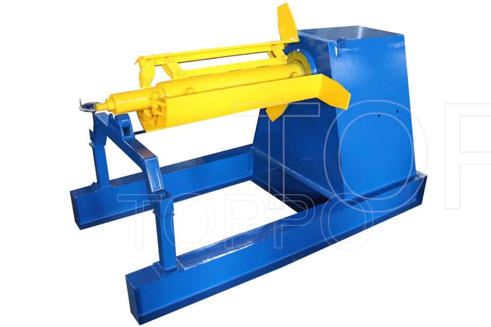 Automatic Decoiler with Linkage Arm for 7 Ton Coil Feeding