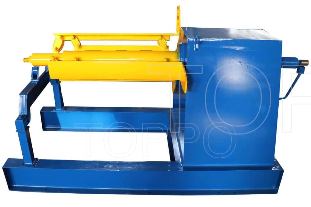 Automatic Decoiler with Linkage Arm for 7 Ton Coil Feeding