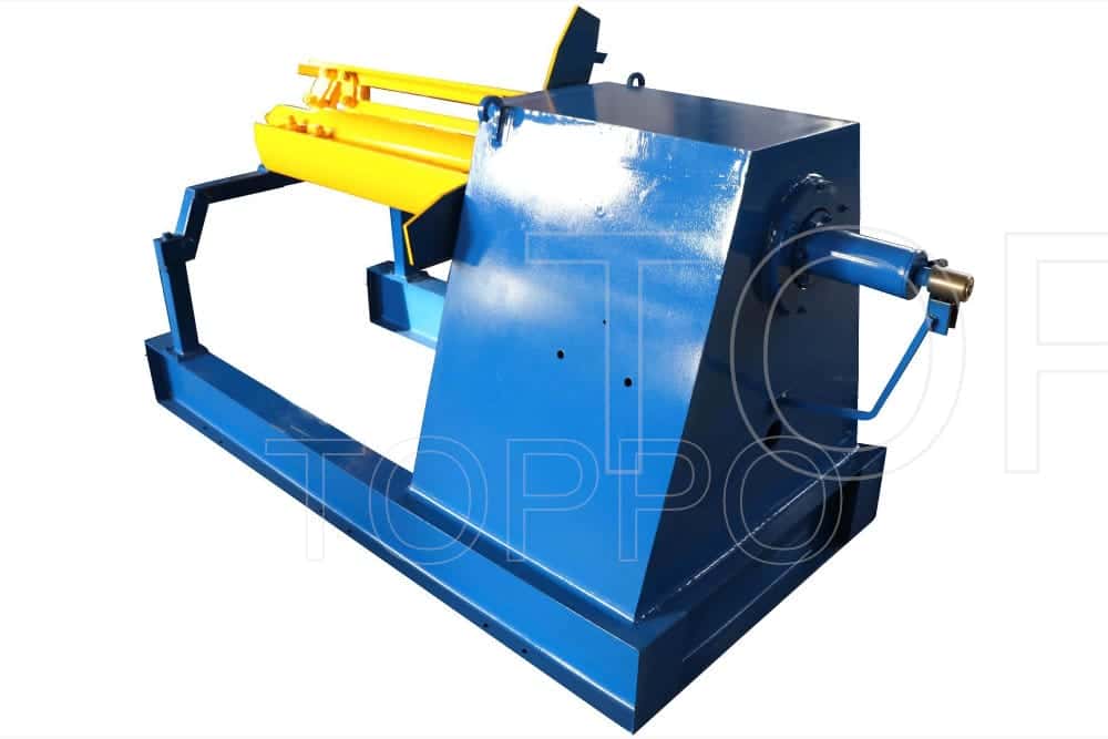 Automatic Decoiler with Linkage Arm for 7 Ton Coil Feeding