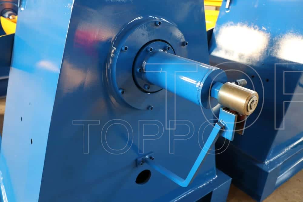 Automatic Decoiler with Linkage Arm for 7 Ton Coil Feeding