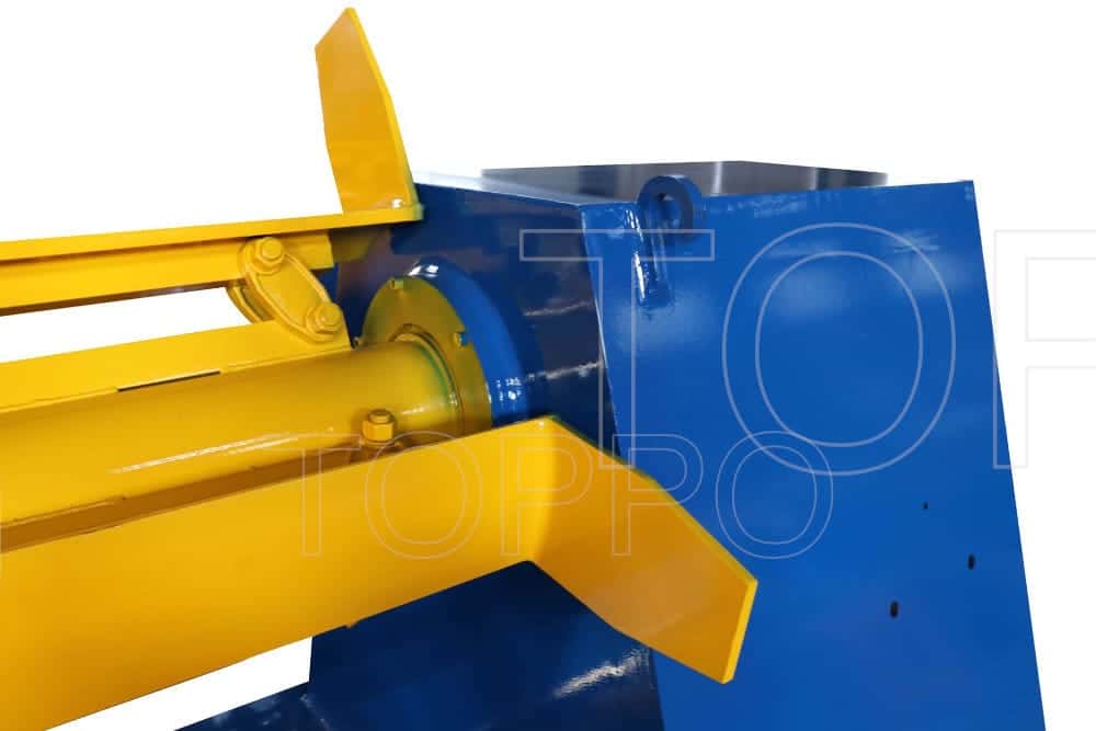 Automatic Decoiler with Linkage Arm for 7 Ton Coil Feeding