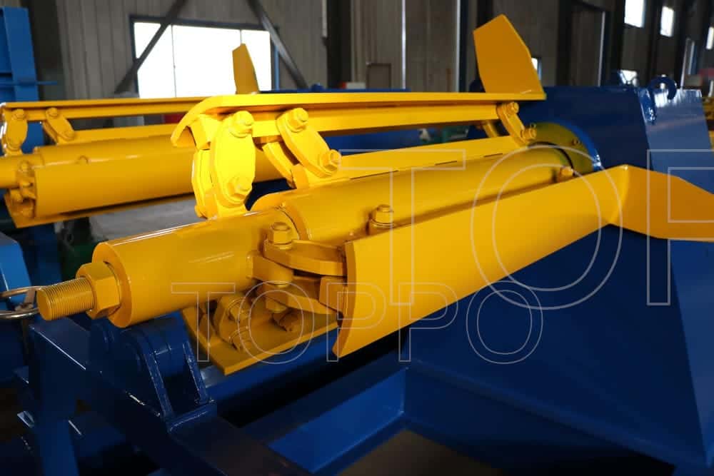 Automatic Decoiler with Linkage Arm for 7 Ton Coil Feeding