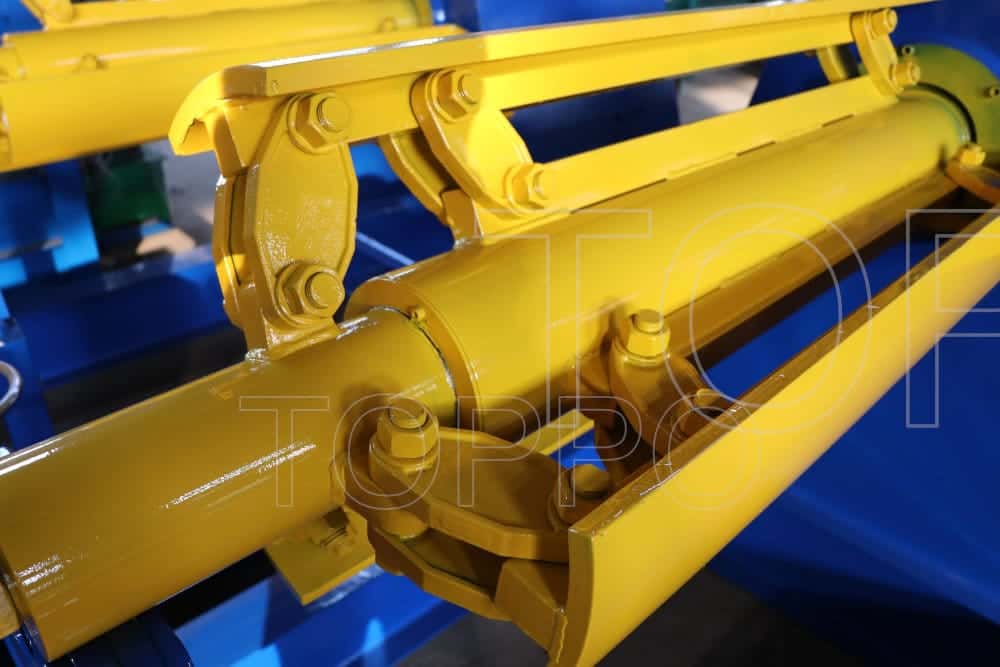 Automatic Decoiler with Linkage Arm for 7 Ton Coil Feeding