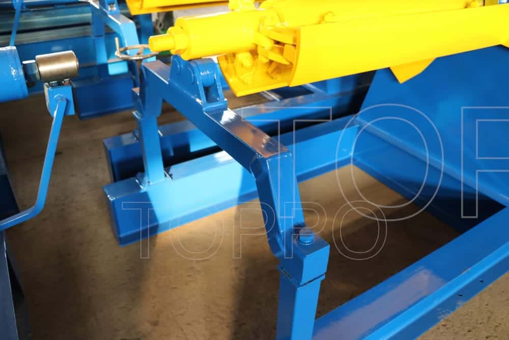 Automatic Decoiler with Linkage Arm for 7 Ton Coil Feeding