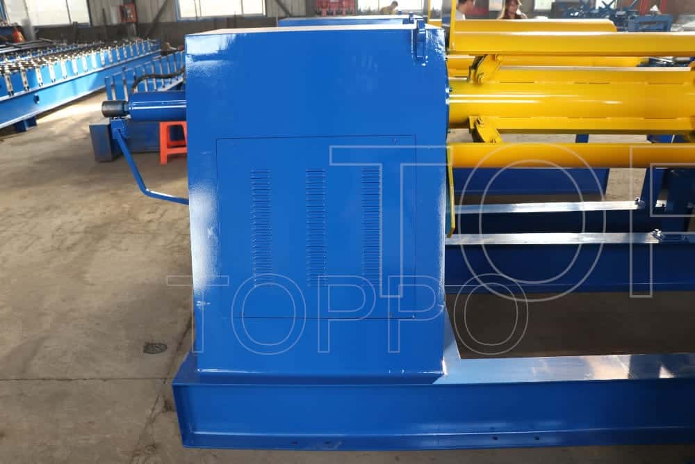 Automatic Decoiler with Linkage Arm for 7 Ton Coil Feeding