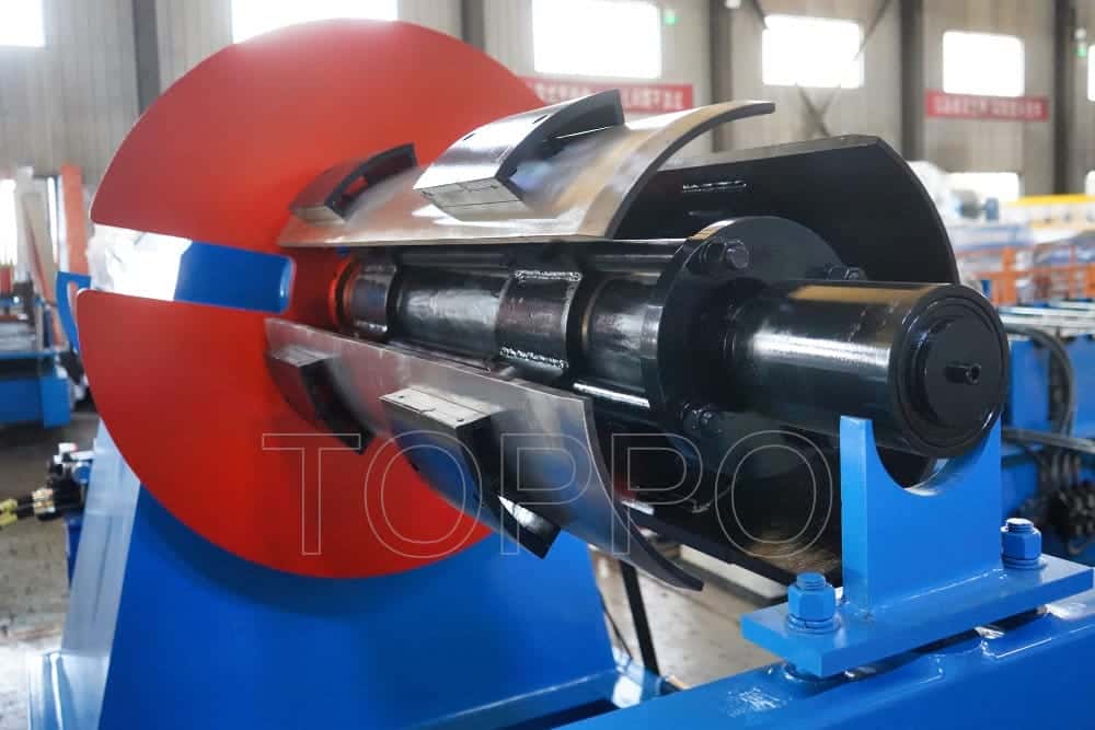 Automatic Hydraulic Decoiler for Metal Coil Handling