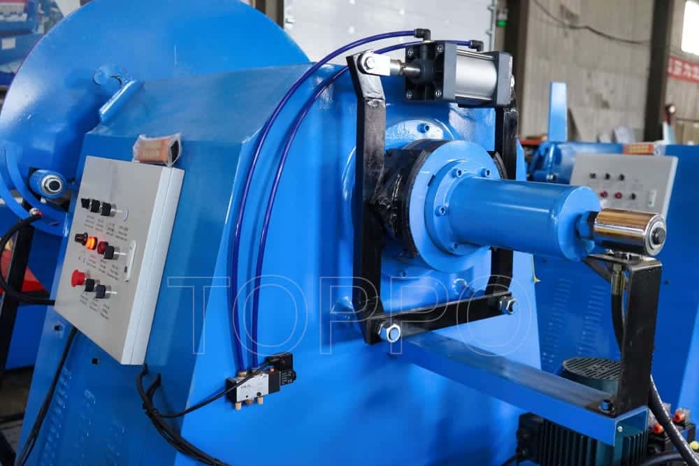 Automatic Hydraulic Decoiler for Metal Coil Handling