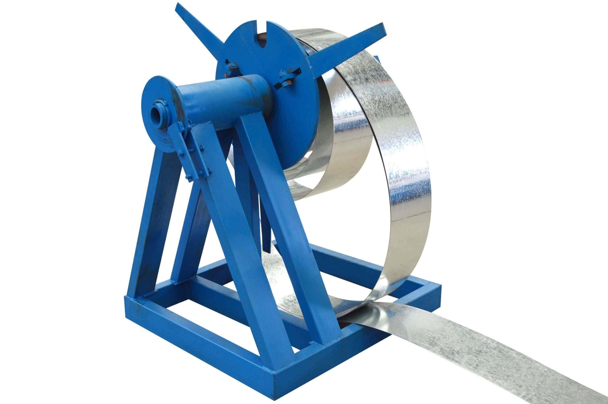 Manual Expansion Decoiler for Light Coil Unwinding