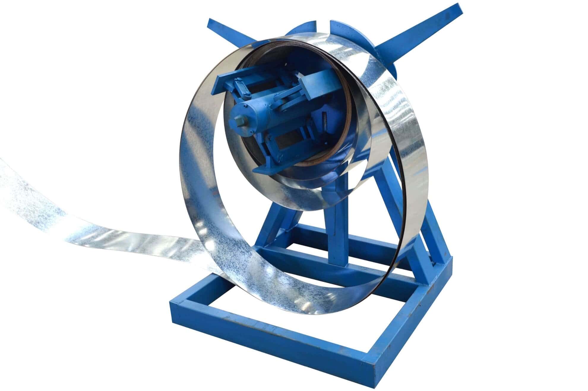 Manual Expansion Decoiler for Light Coil Unwinding