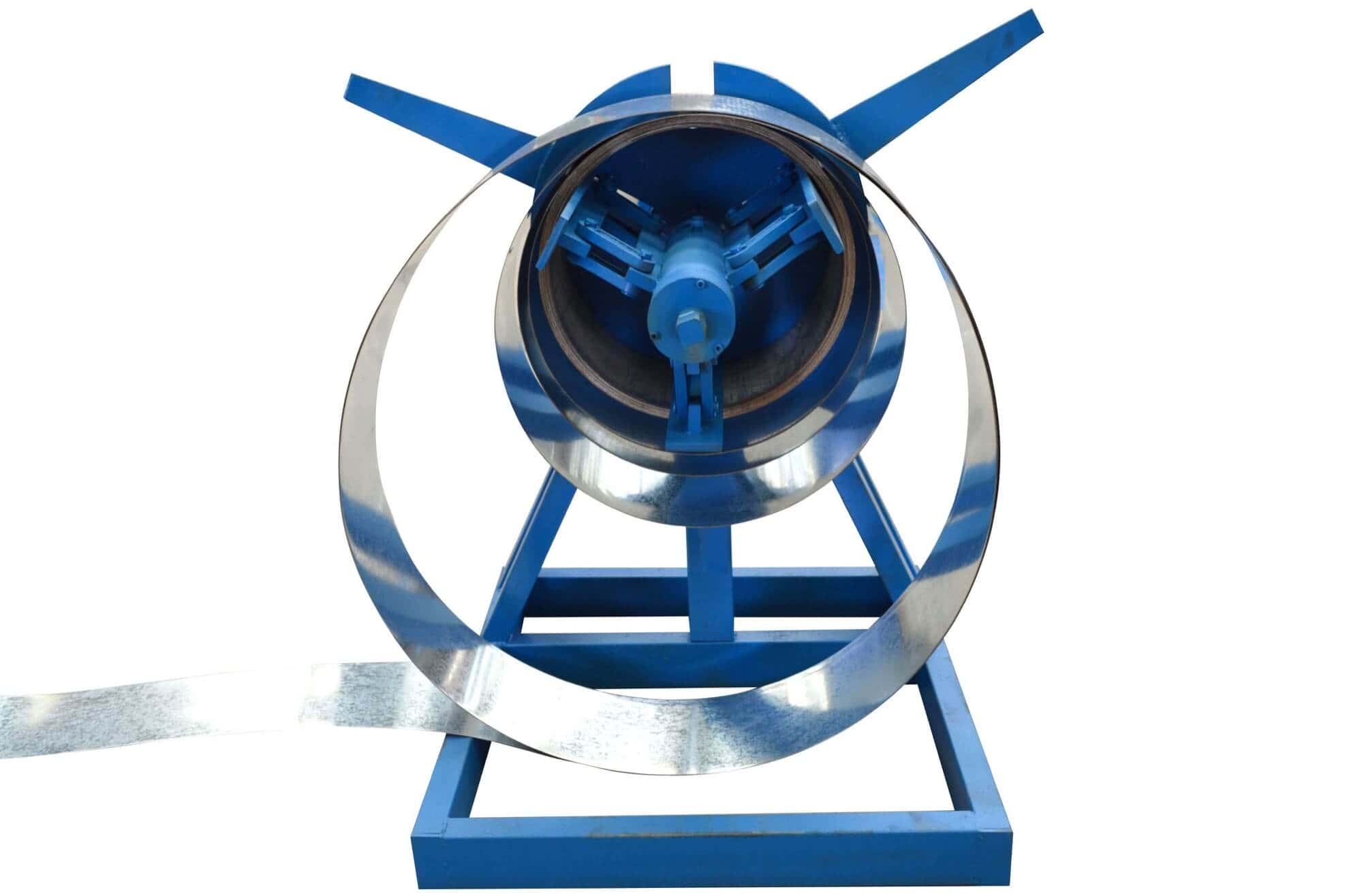 Manual Expansion Decoiler for Light Coil Unwinding