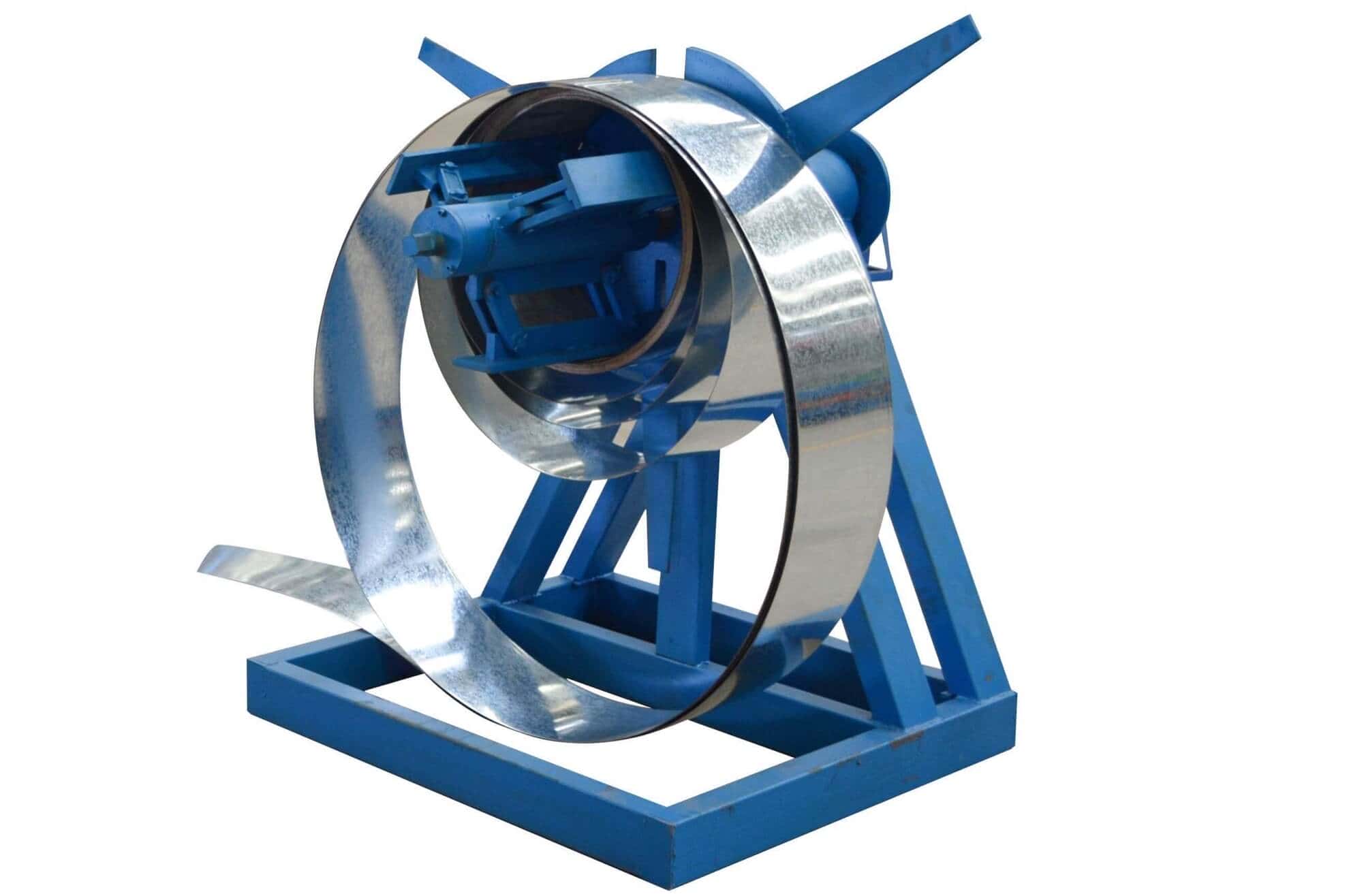 Manual Expansion Decoiler for Light Coil Unwinding