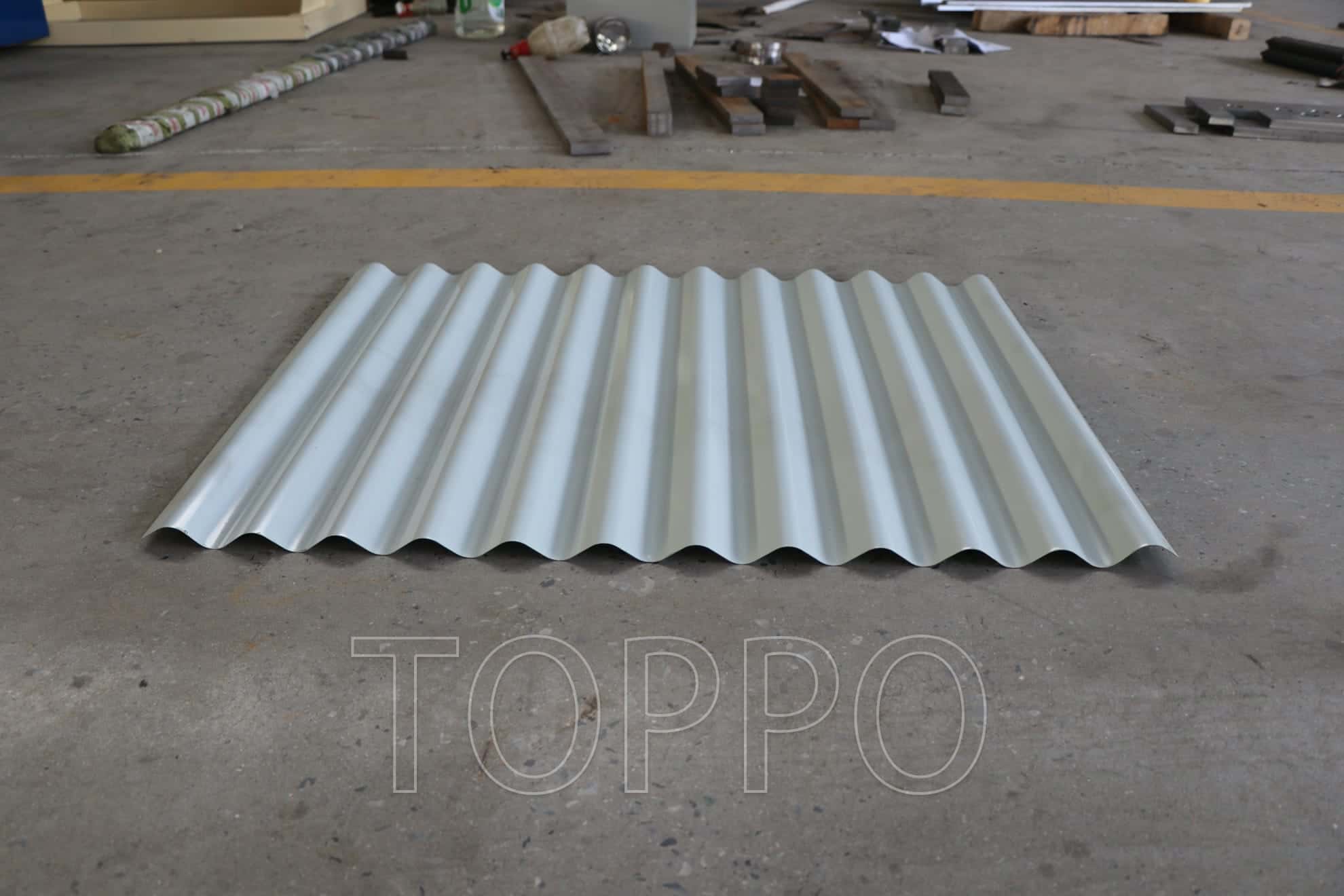 PLC Automatic Corrugated Roll Forming Machine for Roofing Sheet Production