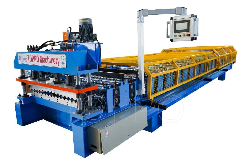 Fully Automatic Corrugated Roll Forming Machine with Safety Guard