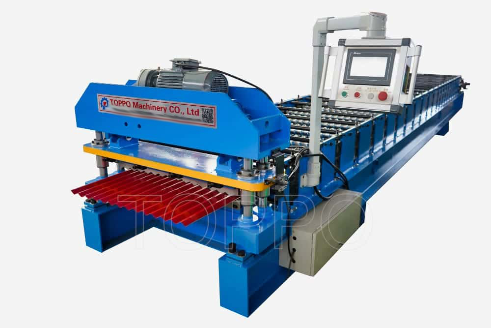 OEM ODM AG Roofing Panel Roll Forming Machine Automatic Corrugated Metal Sheet Production Line