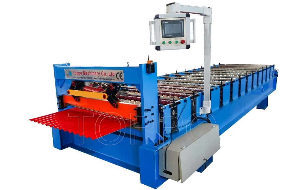 OEM ODM AG Roofing Panel Roll Forming Machine Automatic High Precision Metal Roof Sheet Line