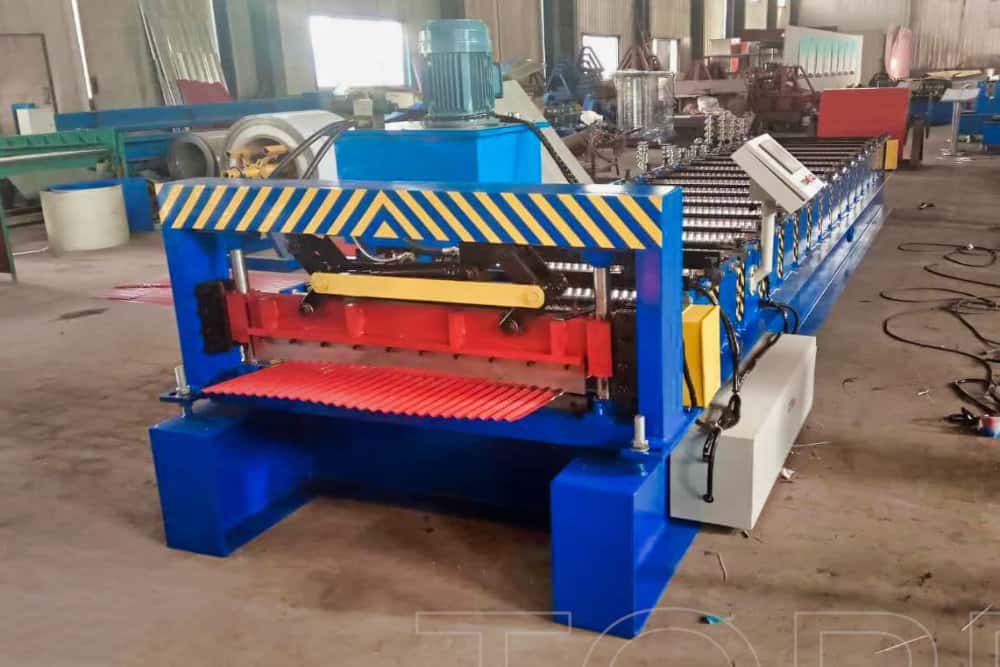 Industrial Automatic Corrugated Roofing Sheet Roll Forming Machine