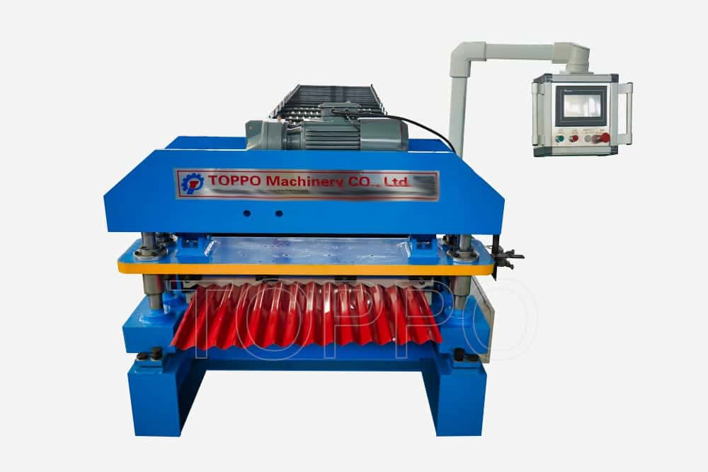Industrial Corrugated Roll Forming Machine for Metal Roofing Sheet Production