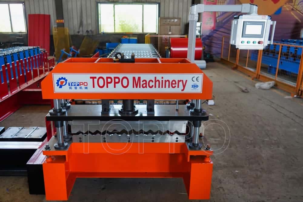 Industrial Automatic Corrugated Metal Roofing Sheet Roll Forming Machine