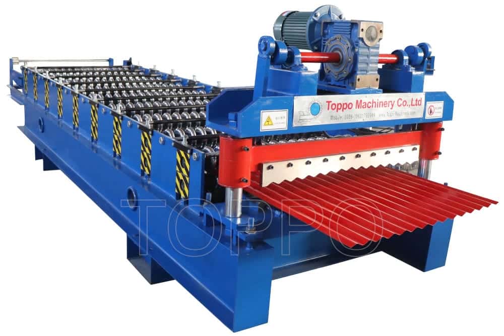 Automatic Metal Corrugated Roll Forming Machine for Roofing Sheet Production Line