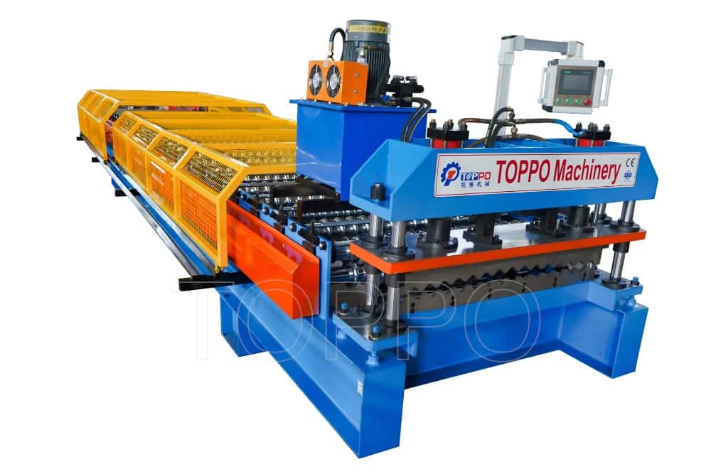 Fully Automatic Corrugated Roll Forming Machine for Metal Roofing Panel Production