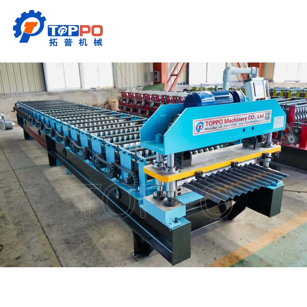 Automatic Aluminum Steel Roofing Panel Roll Forming Machine