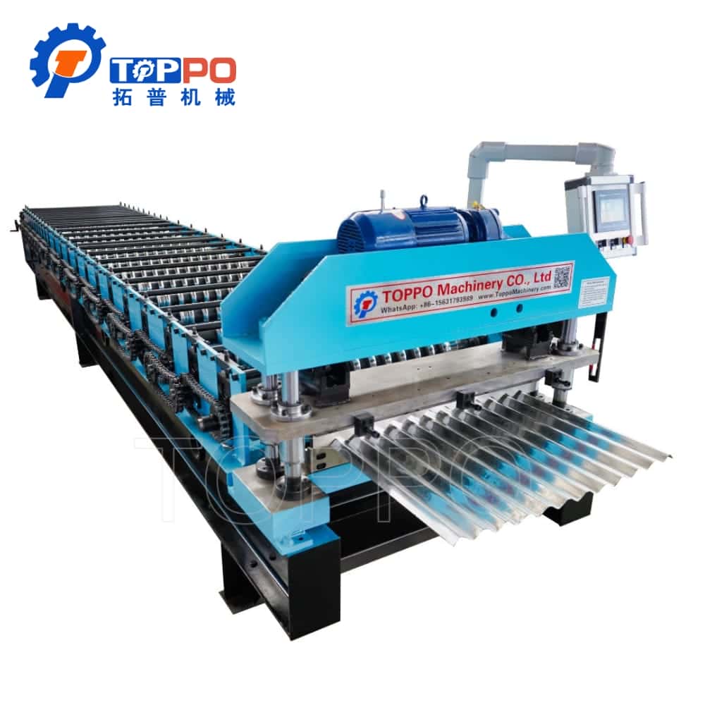 Heavy Duty Metal Roofing Panel Forming Equipment Corrugated Roofing Sheet Machine