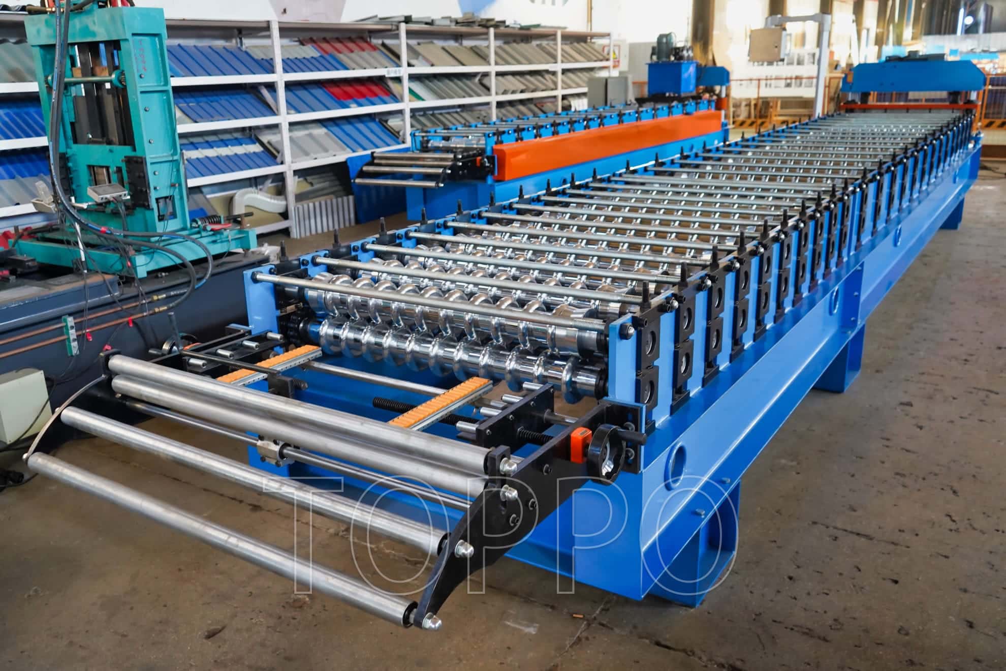 Automatic Corrugated Roll Forming Machine for Metal Roofing Sheet