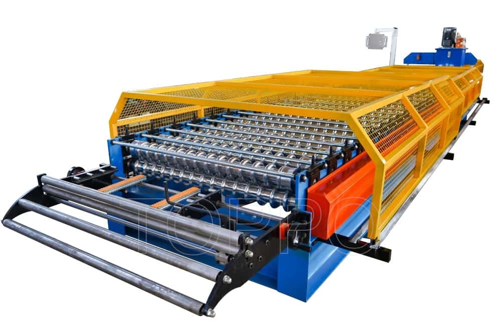 Automatic Roofing Panel Making Machine | High-Speed Metal Roof Sheet Roll Forming Line