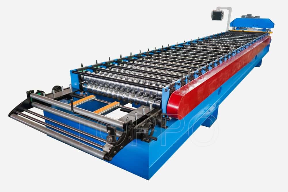 PLC Controlled Corrugated Roll Forming Machine for Metal Roofing