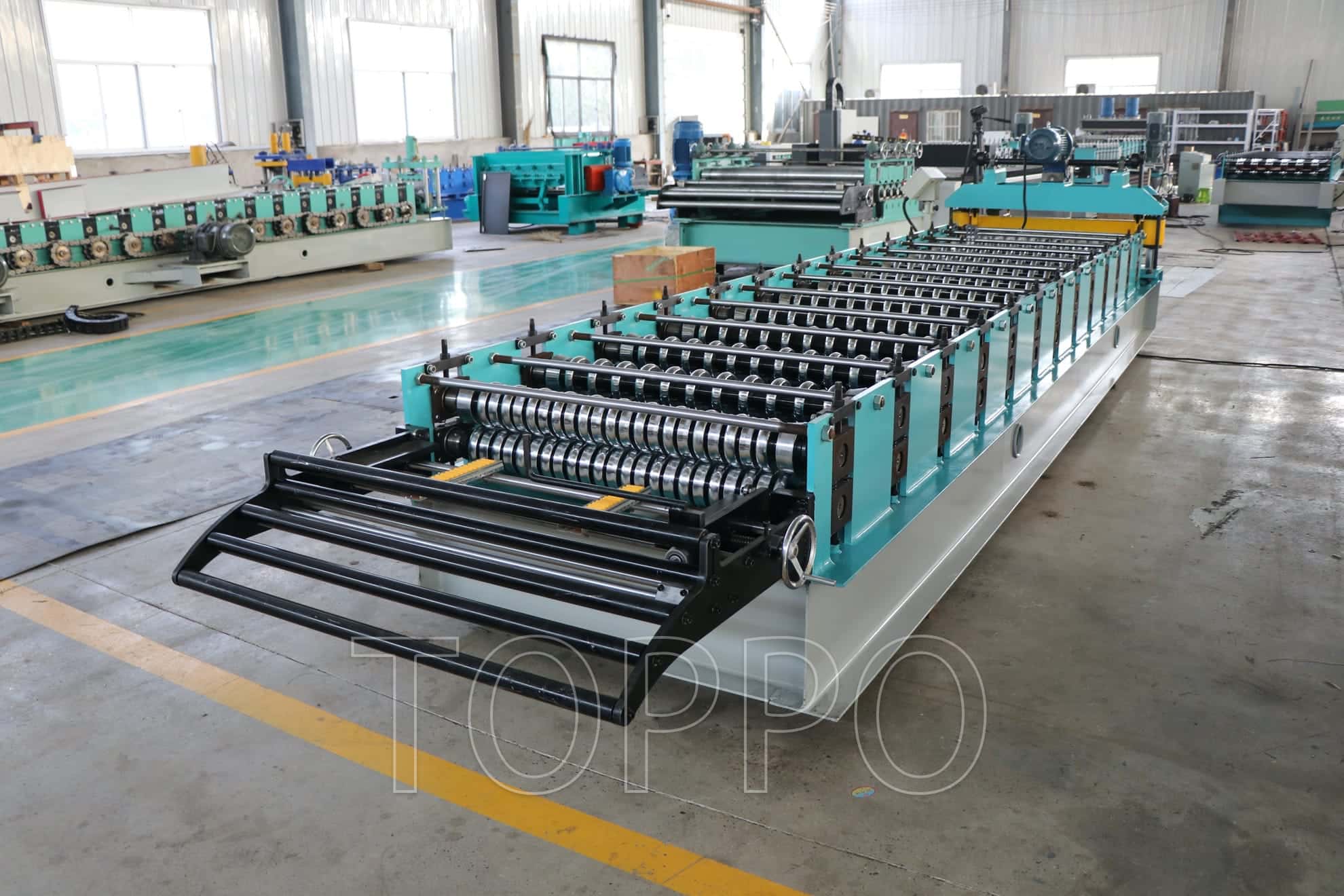 Automatic Corrugated Roll Forming Machine for Roofing Sheets