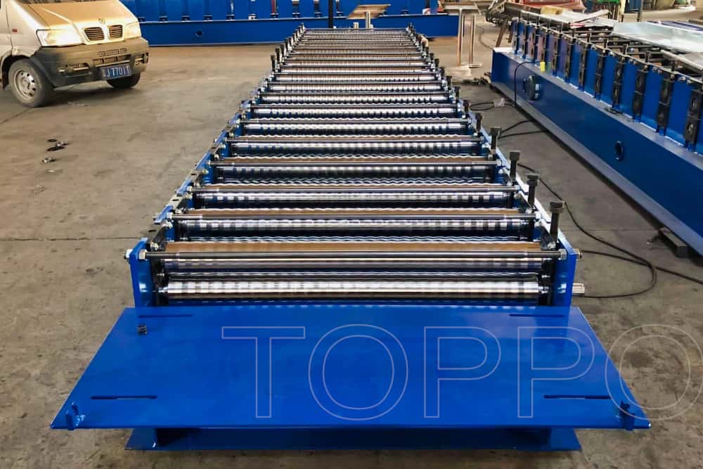 Industrial Automatic Corrugated Roofing Sheet Roll Forming Machine