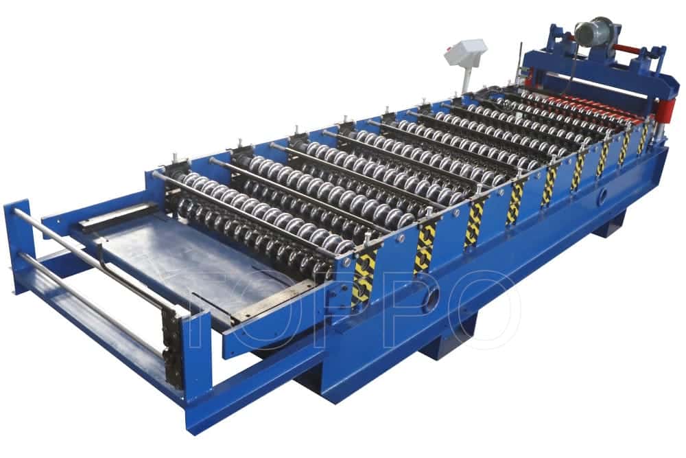 Automatic Metal Corrugated Roll Forming Machine for Roofing Sheet Production Line