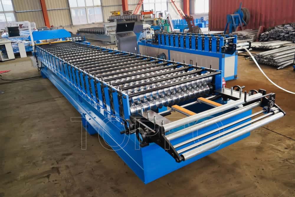 OEM ODM AG Roofing Panel Roll Forming Machine Automatic Corrugated Metal Sheet Production Line