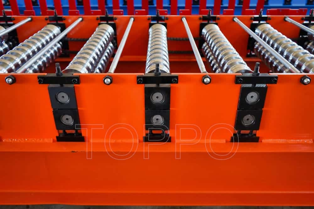 Industrial Automatic Corrugated Metal Roofing Sheet Roll Forming Machine