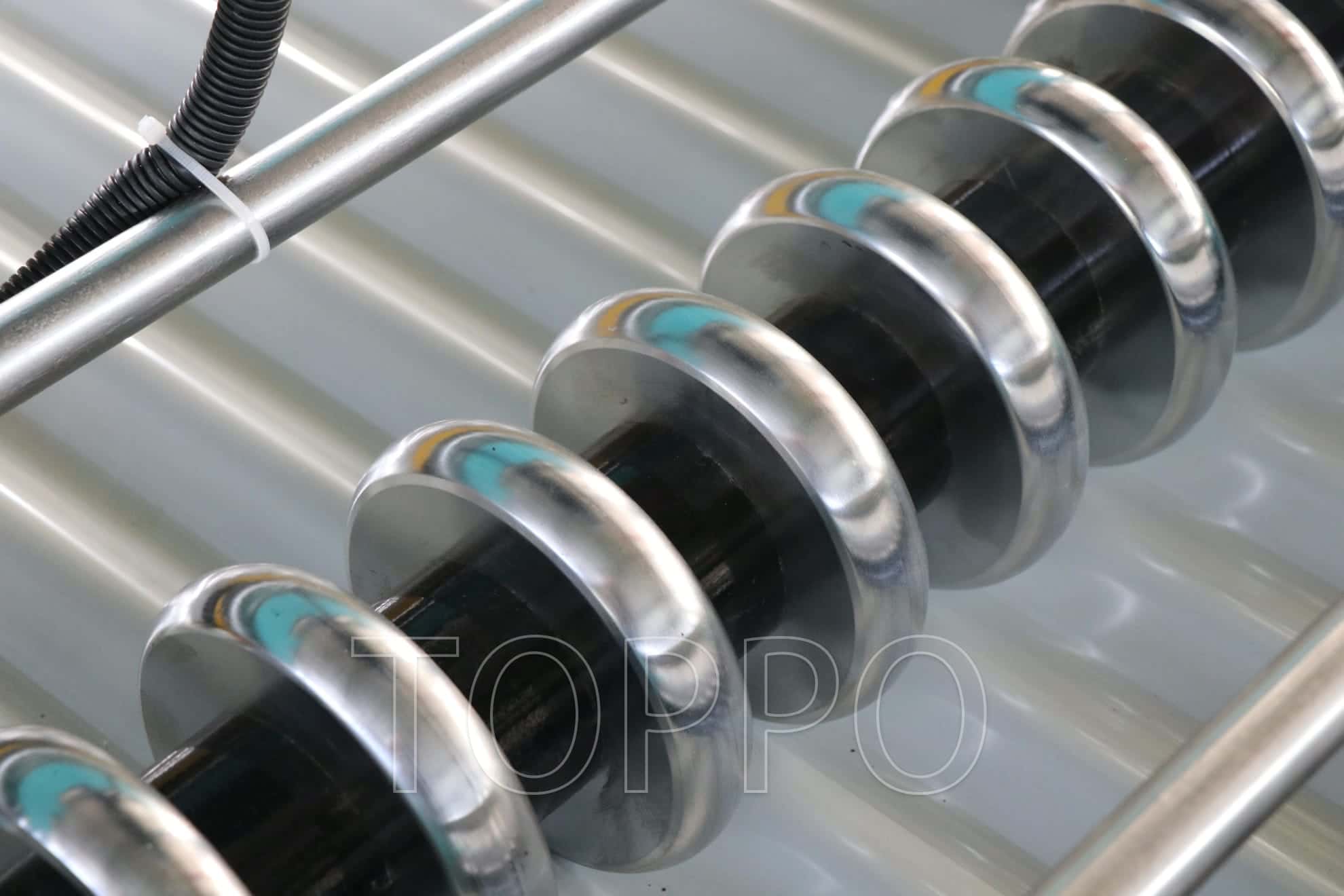 PLC Automatic Corrugated Roll Forming Machine for Roofing Sheet Production