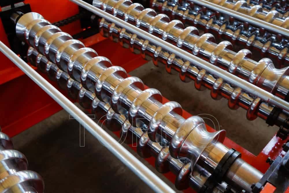 Industrial Automatic Corrugated Metal Roofing Sheet Roll Forming Machine
