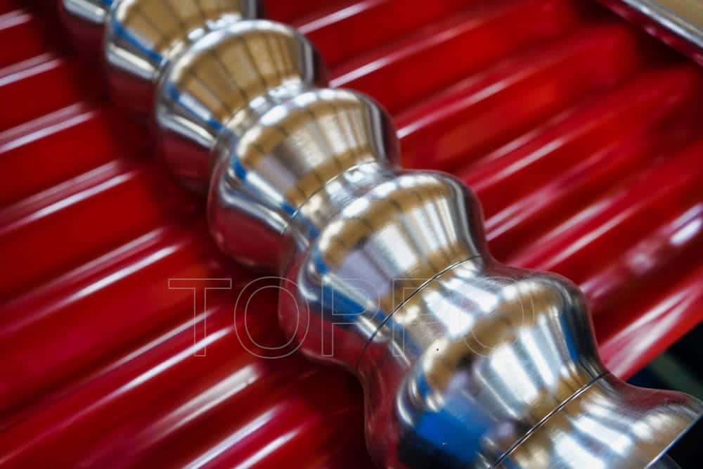 Corrugated Roll Forming Machine with Dual Arm Hydraulic Cutting