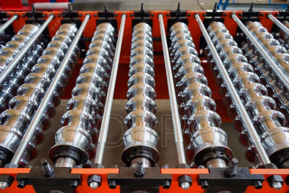 Industrial Automatic Corrugated Metal Roofing Sheet Roll Forming Machine