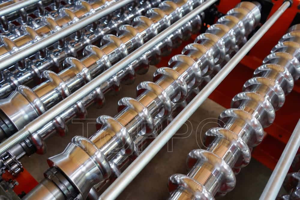 Industrial Automatic Corrugated Metal Roofing Sheet Roll Forming Machine