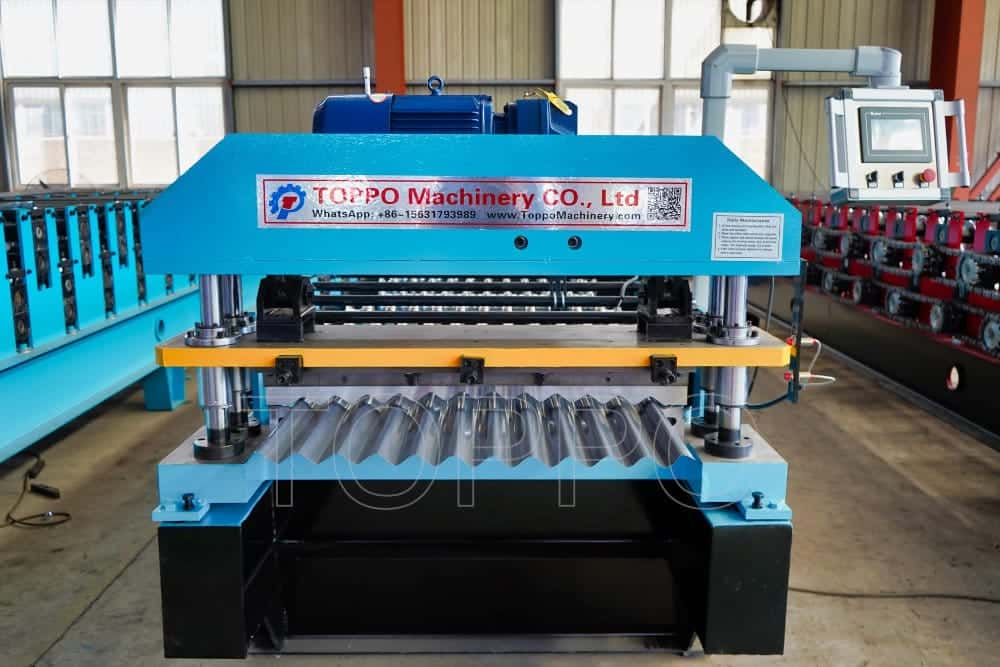 High Efficiency Corrugated Roll Forming Machine for Roofing Sheets