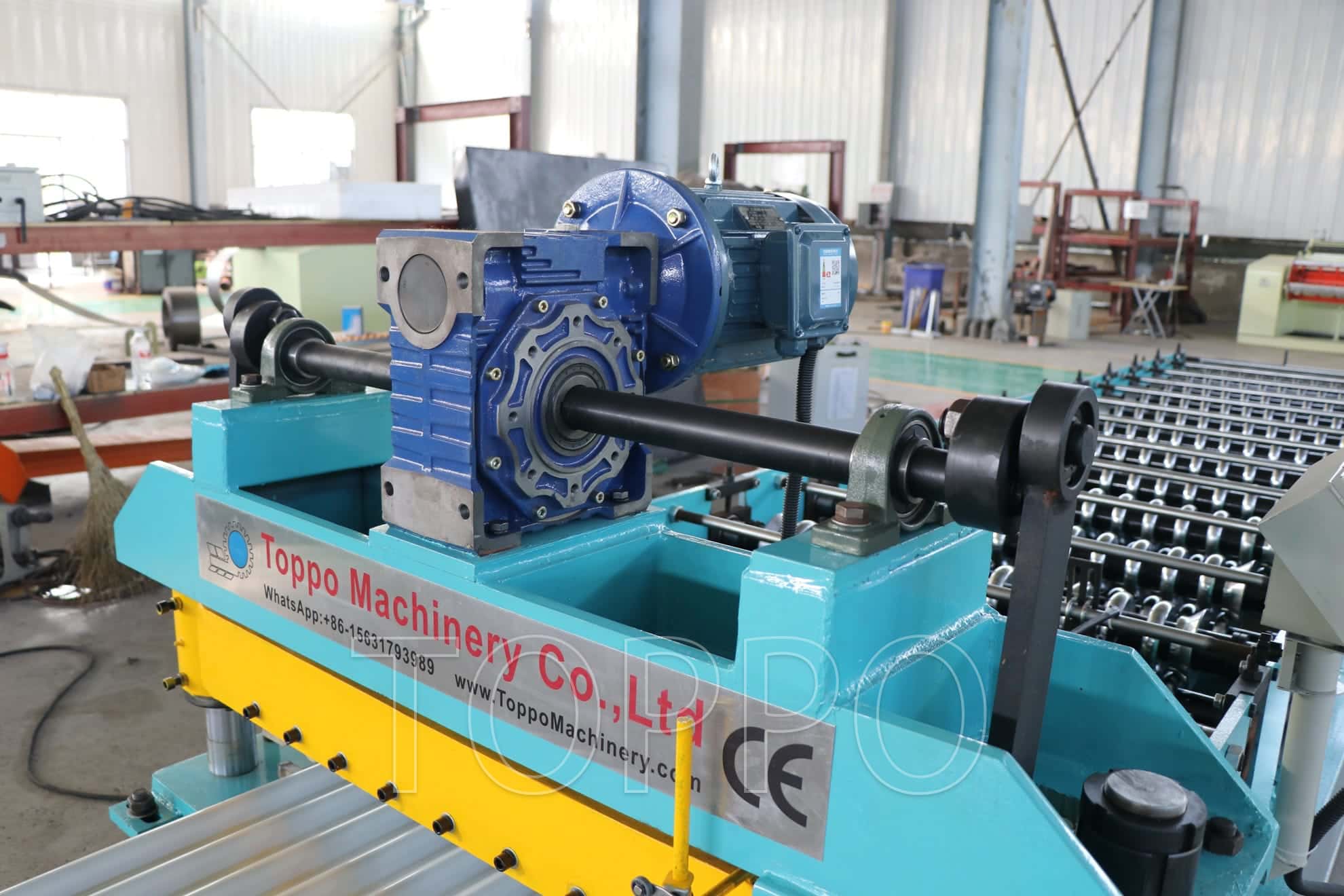 PLC Automatic Corrugated Roll Forming Machine for Roofing Sheet Production