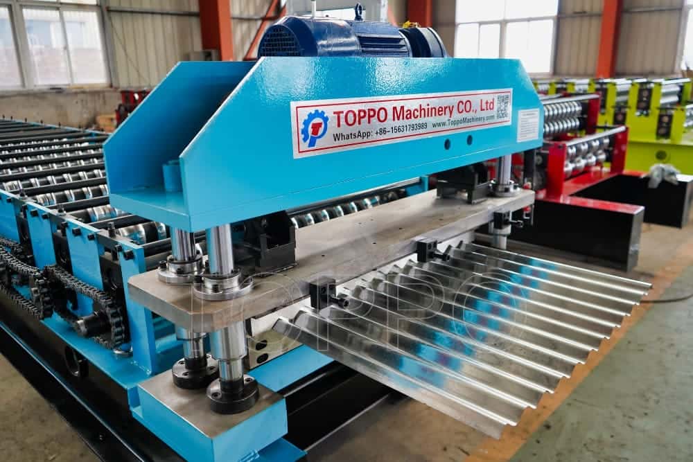 Compact Corrugated Roll Forming Machine for Metal Sheet Fabrication