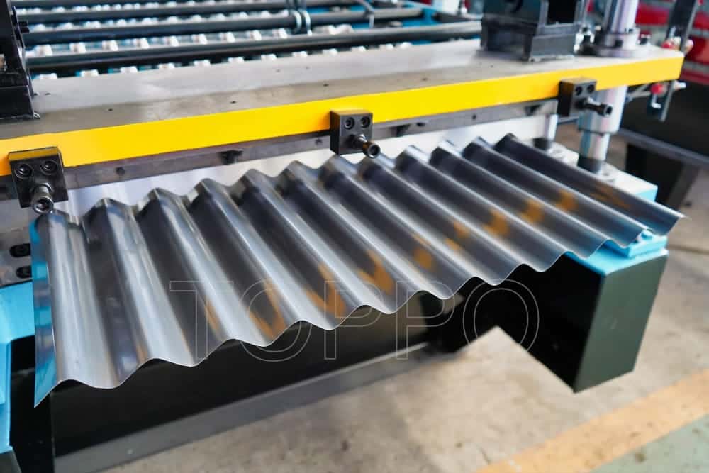 Compact Corrugated Roll Forming Machine for Metal Sheet Fabrication