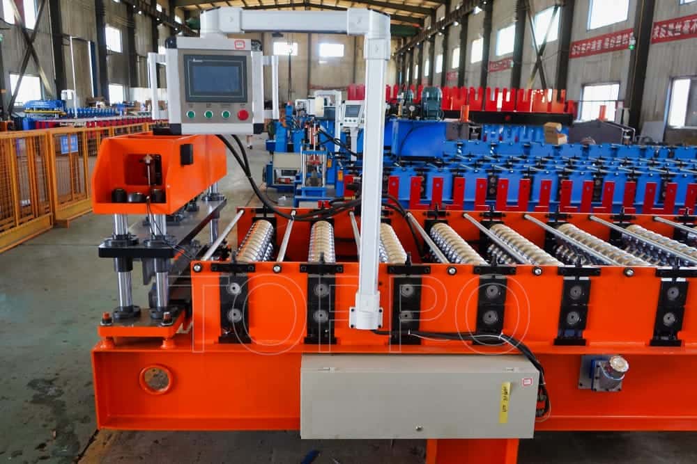 Industrial Automatic Corrugated Metal Roofing Sheet Roll Forming Machine