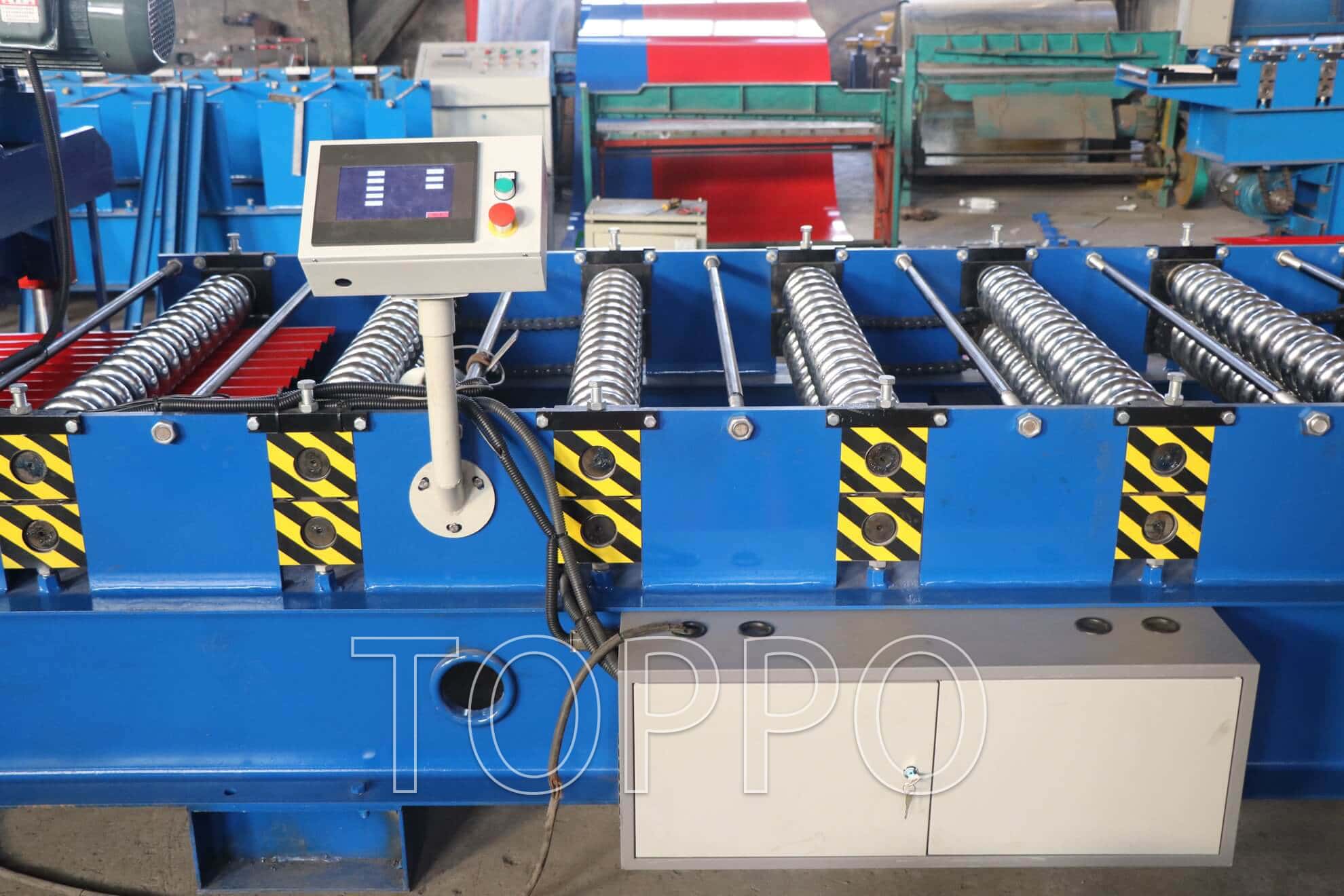 OEM ODM AG Roofing Panel Roll Forming Machine