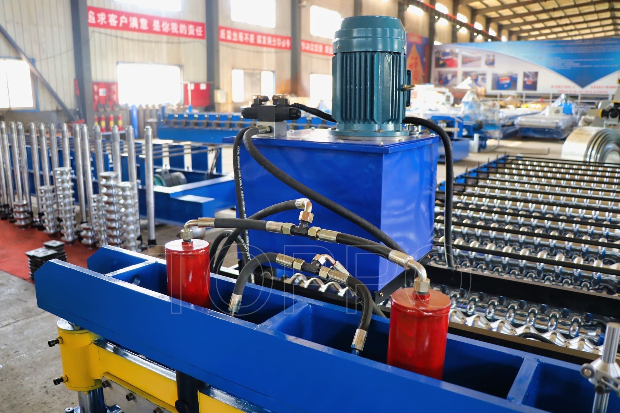 OEM ODM AG Roofing Panel Roll Forming Machine