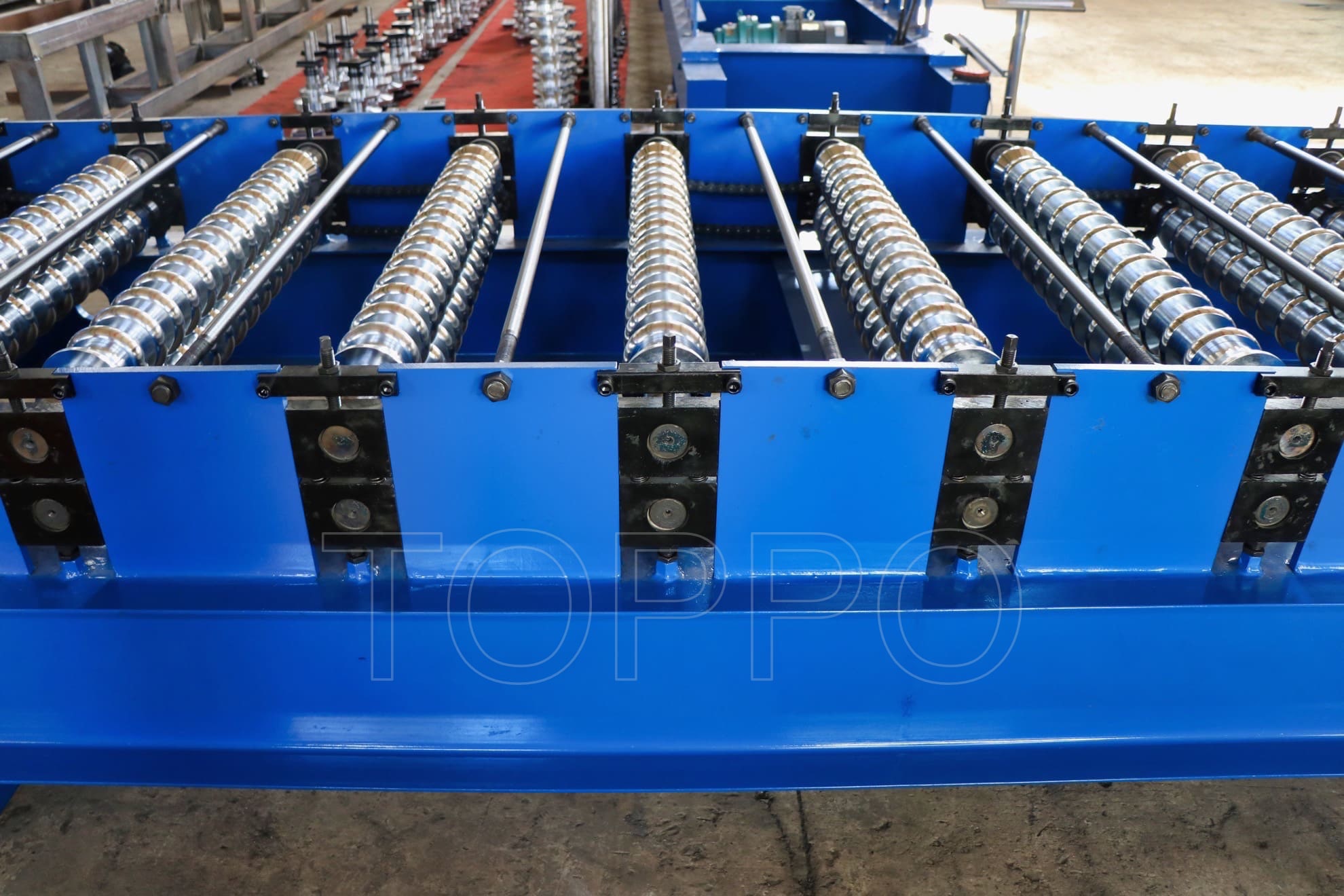 OEM ODM AG Roofing Panel Roll Forming Machine Hydraulic Cutting Production Line