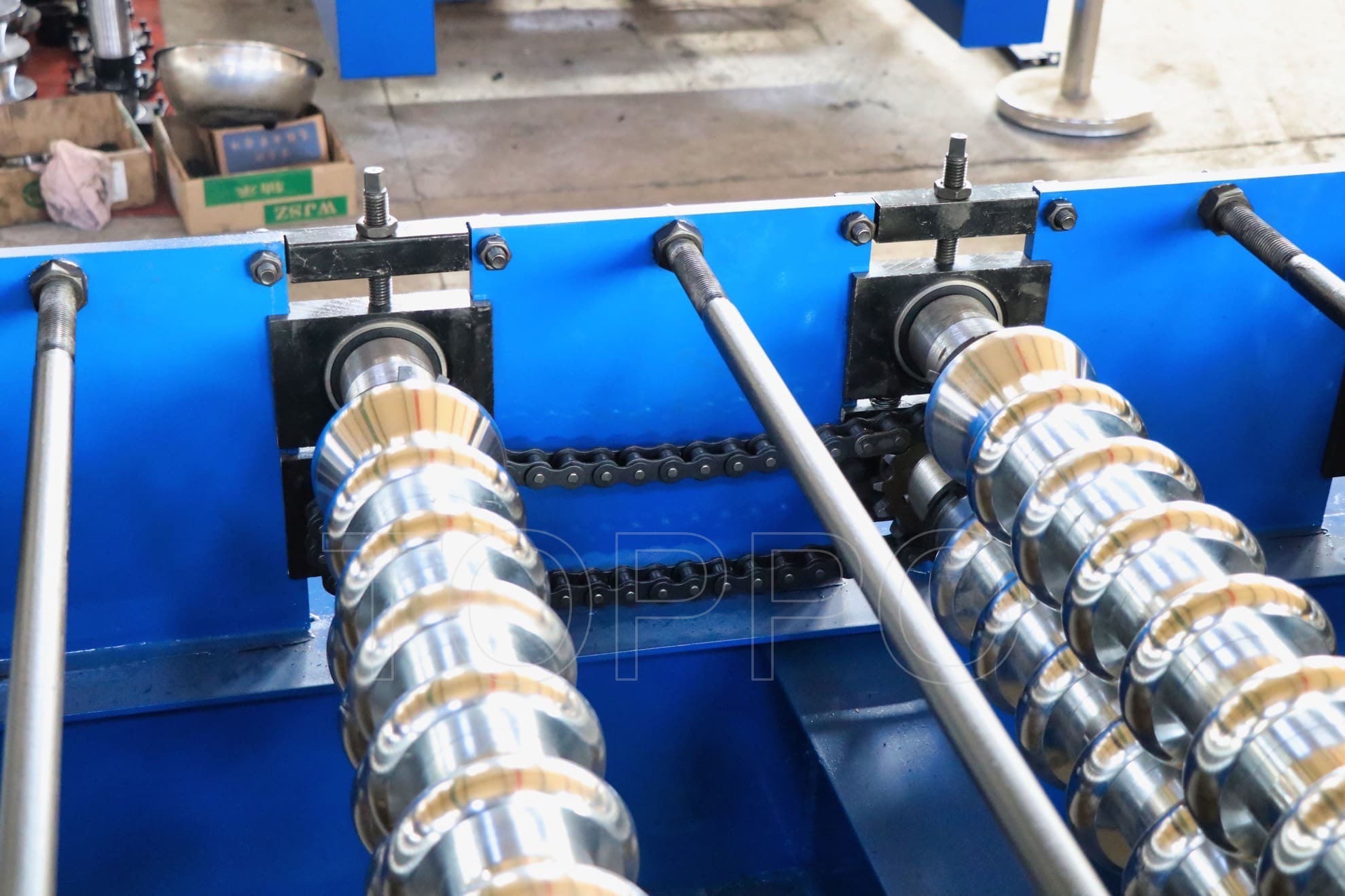 OEM ODM AG Roofing Panel Roll Forming Machine