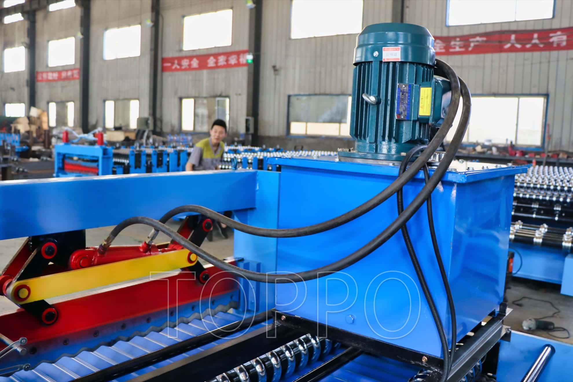 High Precision Automatic Corrugated Roofing Sheet Roll Forming Machine