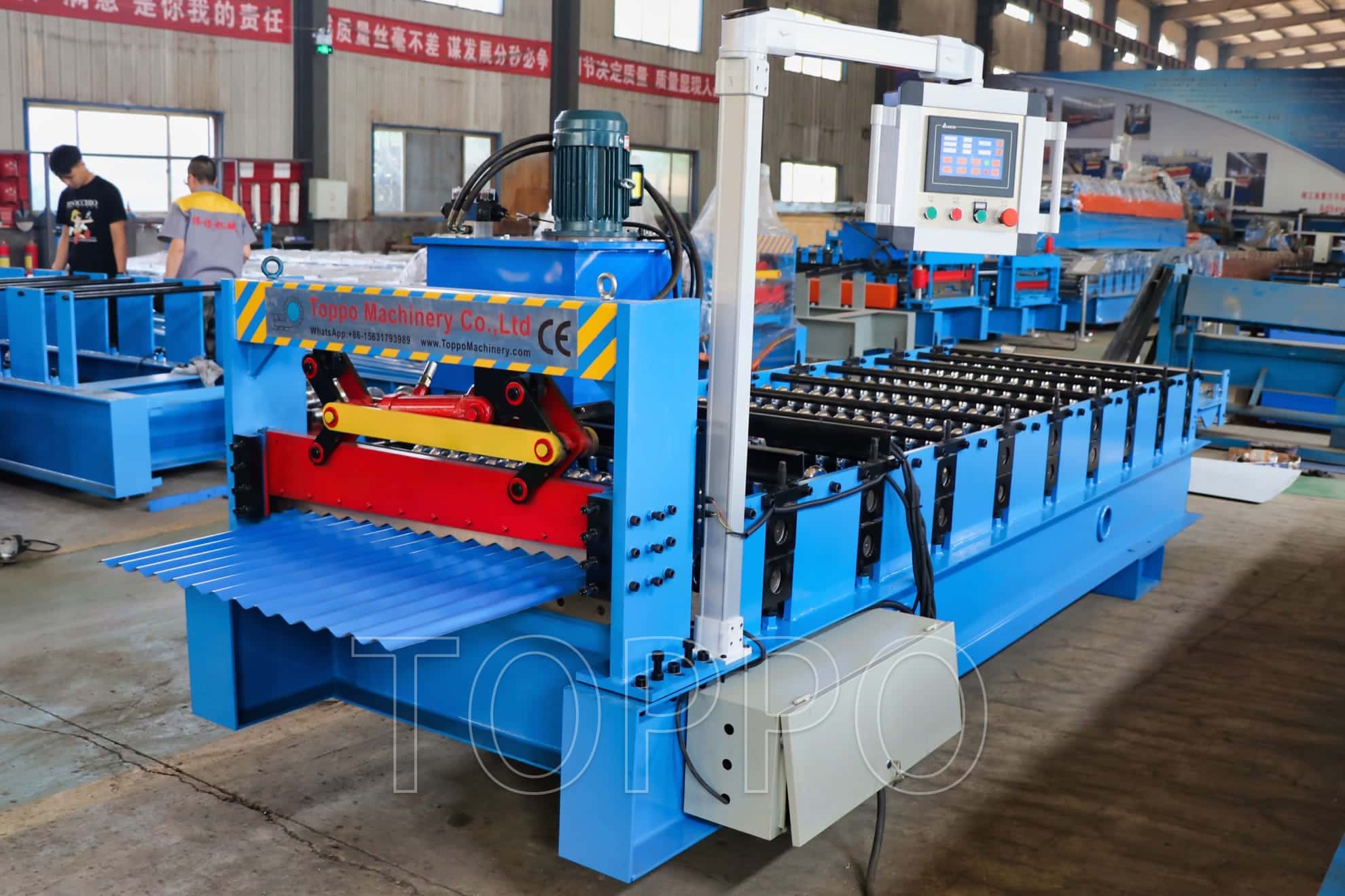 High Precision Corrugated Roll Forming Machine for Metal Roofing Sheets